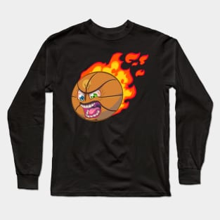 Mad Basketball - On Fire Long Sleeve T-Shirt